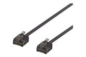 Nätverkskabel - Deltaco patch cable - 2 m - black - Svart - 2m - UUTP-2047