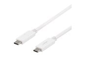 USB-kabel - Deltaco USBC-1502M - USB-C cable - 24 pin USB-C to 24 pin USB-C - 1 m - USBC-1502M