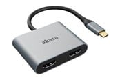 Dockning - Akasa - docking station - USB-C - 2 x HDMI - AK-CBCA26-18BK