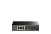 Switch - Cudy GS1010PS2 8-Port Gigabit PoE+ Switch with 2 GbE and 2 Gigabit SFP - GS1010PS2