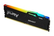 RAM - Kingston FURY Beast RGB DDR5-5200 - 32GB - CL40 - Single Channel (1 pcs) - AMD EXPO & Intel XMP - Svart med RGB - KF552C40BB2A-32