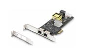 Nätverkskort (adaptrar osv.) - StarTech.com 2-Port 2.5Gbps PoE Network Card Intel I225-V 802.3af/at - network adapter - PCIe 2.0 x2 - 10M/100M/1G/2.5 Gigabit Ethernet x 2 - PR22GIP-NETWORK-CARD