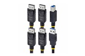 KVM cable - StarTech.com 6ft (1.8m) Dual-DisplayPort and USB 5Gbps KVM Cable - keyboard / video / mouse (KVM) cable - 1.83 m - DDU1226-KVM-CABLE