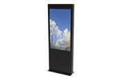 Väggfäste, AV-Möbel - HI-ND Single Totem Exclusive stand - portrait - for flat panel - black - Max - recommended for 75" - ST7500-5001-02