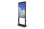 Väggfäste, AV-Möbel - HI-ND Floorstand H stand - for flat panel - black body/black side pillar - Max - recommended for 55" - FS5519-5101-02