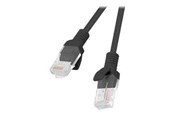 Nätverkskabel - Lanberg patch cable - 2 m - RAL 9004 black - Svart - 2m - PCU6-10CC-0200-BK