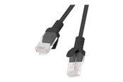 Nätverkskabel - Lanberg patch cable - 3 m - RAL 9004 black - Svart - 3m - PCU6-10CC-0300-BK