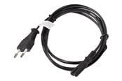 Strömkabel (intern) - Lanberg - power cable - Europlug to power IEC 60320 C7 - 1.8 m - CA-C7CA-10CC-0018-BK
