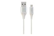 USB-kabel - Gembird Cablexpert Premium - USB cable - Micro-USB Type B to USB - 2 m - CC-USB2B-AMmBM-2M-BW2