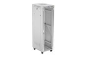 Rack chassis - Lanberg FF01 series V2 - rack - 600x800 flat pack glass door LCD - 42U - FF01-6842-12SL
