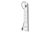 Strömkabel (extern) - Belkin - surge protector - BSV401AF2M