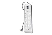 Strömkabel (extern) - Belkin - surge protector - BSV804AF2M