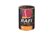 Hundar - RAFI Spannmålsfritt våtfoder för hundar med anka 400g - 61043