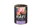 Hundar - RAFI Spannmålsfritt våtfoder för hundar med kanin 400g - 61044