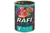 Hundar - RAFI Spannmålsfritt våtfoder för valpar med lamm & bär 400g - 61050
