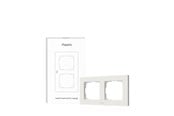 Smarta Hem - Aqara Switch Frame H2 EU White (2-gang) - AQA_FE-X01D