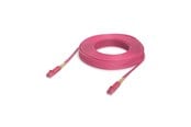 Nätverkskabel - Ubiquiti UniFi OM4 Duplex LC UPC Fiber Patch Cable 30m - Rosa - 30m - UACC-OFC-M2-LULU-30M