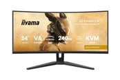 Skärm - 34" iiyama G-MASTER Gold Phoenix - 3440x1440 (UWQHD) - 240Hz - VA - KVM switch - GCB3486WQSCP-B1