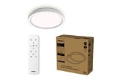 Lampor - Philips AIO taklampa med fjärrkontroll (rund, vit) - 24W integrerad LED-lampa med 3-stegsdimring, 2-pack - 929004689002