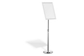 Konferens & Presentation - DURABLE Gulvskilt aluminium med klikramme A3 - 479923