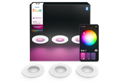 Smarta Hem - Philips Hue Xamento infälld downlight för badrum 3-pack - 929004611301