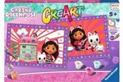 Kreativa spel - Ravensburger CreArt Paint by Numbers - Gabby's Dollhouse - 237159