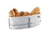 Köksredskap - GEFU Brödkorg vit oval BRUNCH - G33661