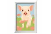 Kreativa spel - Ravensburger CreArt Paint by Numbers - Pig - 23970 2