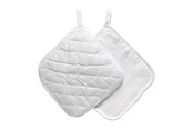 Hobby Tillbehör - Creativ Company - Potholders White 20x20cm 1 Pair - 444600