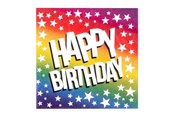 Leksaker - Boland - Paper Napkins Happy Birthday 20 pcs. - 30303