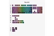 Tangentbord - Glorious Aura V3 Keycaps Black - Nordic ISO - (131 keys) - GLO-KB-ACC-KC-GPBT-AURA-BLK-ND