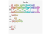 Tangentbord - Glorious Aura V3 Keycaps White - Nordic ISO - (13 - Key Switch Tillbehör - GLO-KB-ACC-KC-GPBT-AURA-WHT-ND