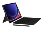 Tangentbord - Samsung Galaxy Tab S10 FE / Tab S9 FE / Tab S9 - Book Cover Keyboard - Black (English) - Tastatur & Folio set - Svart - EF-DX725UBEGWW