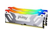 RAM - Kingston FURY Renegade RGB DDR5-8000 - 48GB - CL38 - Dual Channel (2 pcs) - Intel XMP - Silver med RGB - KF580C38RWAK2-48
