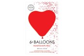 Leksaker - Globos - Balloons Heart Balloons Red 30cm 6pcs. - 1121901