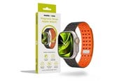 Smartwatch - Accessories - Mobile Origin Magnetic Strap - black/orange - Apple Watch 49mm/46mm/45mm/44mm - AWMS-01-BLK-ORG