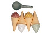 Utomhuslek - Little Dutch Ice Cream Beach Set 9 pcs. - 2012406