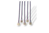 Lampor - HiluX SmartClip for 12mm RGBW COB LED Strip w. 10cm cord - 5-pack - 5714255010800