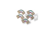 Lampor - HiluX Corner SmartClip for 12mm RGBW COB LED Strip - 5-pack - 5714255010817