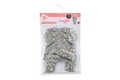 Dockor & Tillbehör - Corolle - Dolls Pyjama Glitter in the Dark and Headband 36cm - 9000141680