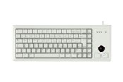 Tangentbord - Cherry Compact-Keyboard G84-4400 - keybo - Tangentbord - Fransk - Grå - G84-4400LUBFR-0