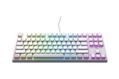 Tangentbord - Cherry XTRFY K4V2 - Gaming Tangentbord - Tysk - Vit - CX-K4V2-RGB-TKL-WH-R-GER