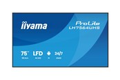 Digital skyltning & Hotell - iiyama ProLite LH7564UHS-B1AG - 3840x2160 (4K) - 60Hz - VA - LH7564UHS-B1AG