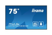 Digital skyltning & Hotell - iiyama ProLite LH7575UHS-B1AG 75" LED-backlit LCD display - 4K - for digital signage - LH7575UHS-B1AG