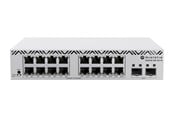 Switch - MikroTik CSS318-16G-2S+IN - switch - 18 ports - smart - rack-mountable - CSS318-16G-2S+IN