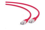 Nätverkskabel - Gembird Cablexpert patch cable - 25 cm - red - Röd - 0.25m - PP6A-LSZHCU-R-0.25M