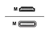 Displaykabel - Crestron Electronics Crestron FT2A-CBL-PT Series adapter cable - HDMI / USB - 2.4 m - FT2A-CBL-PT-4K-USBC-HD