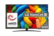TV - LG 55" TV LED 4K 55NANO81A3A Nano81 Series - 55" LED-backlit LCD TV - 4K - 55NANO81A3A