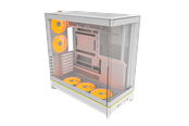 Chassi - Montech HS02 PRO - Chassi - Miditower - Vit - HS02 PRO (W)
