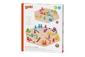 Brädspel - Goki Wooden Ludo Game 6 Players - 56298